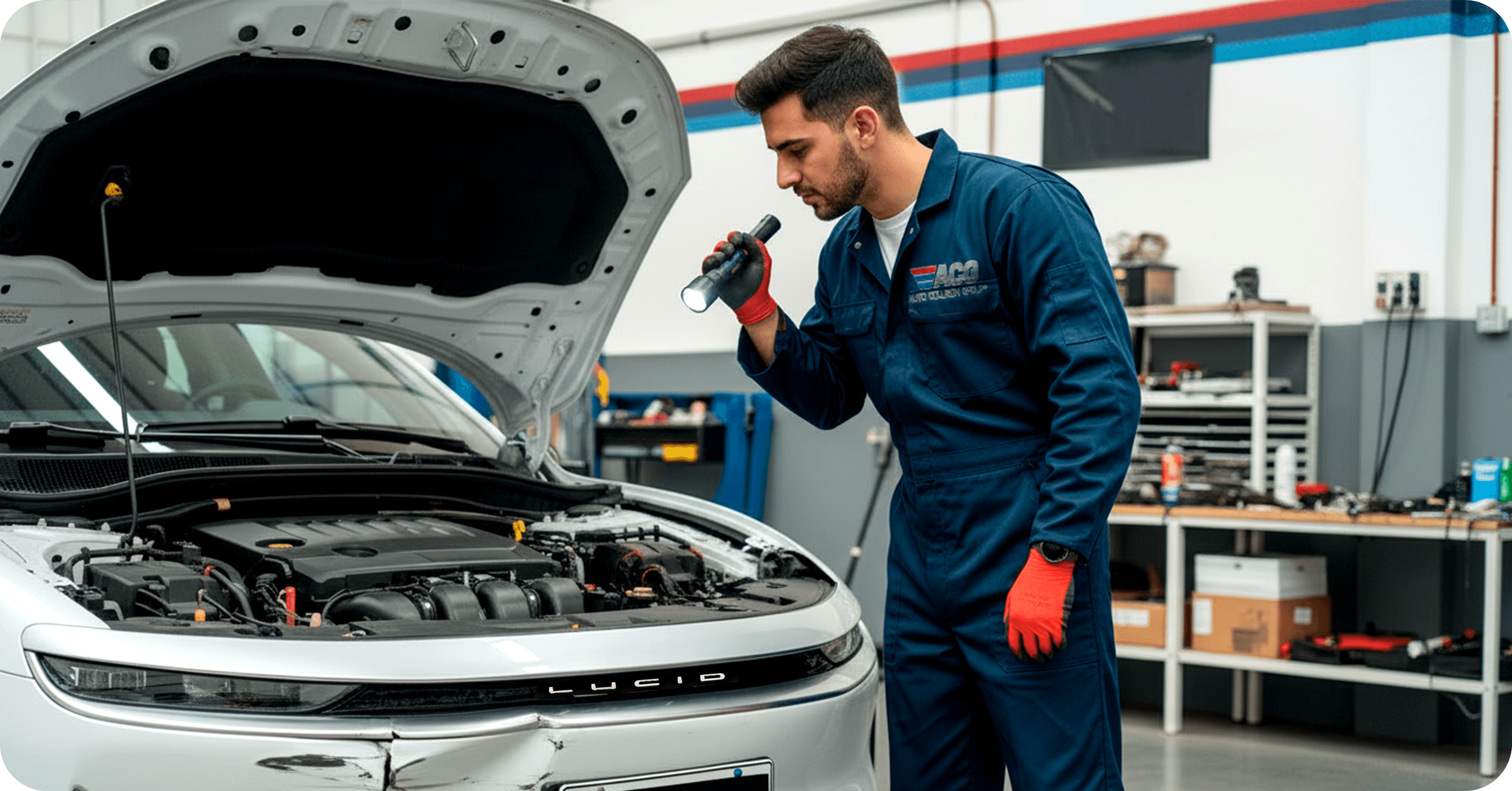 LUCID certified collision repair