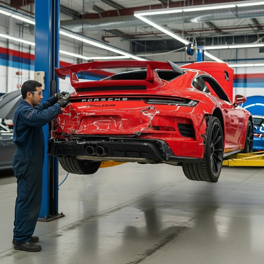PORSCHE certified collision repair