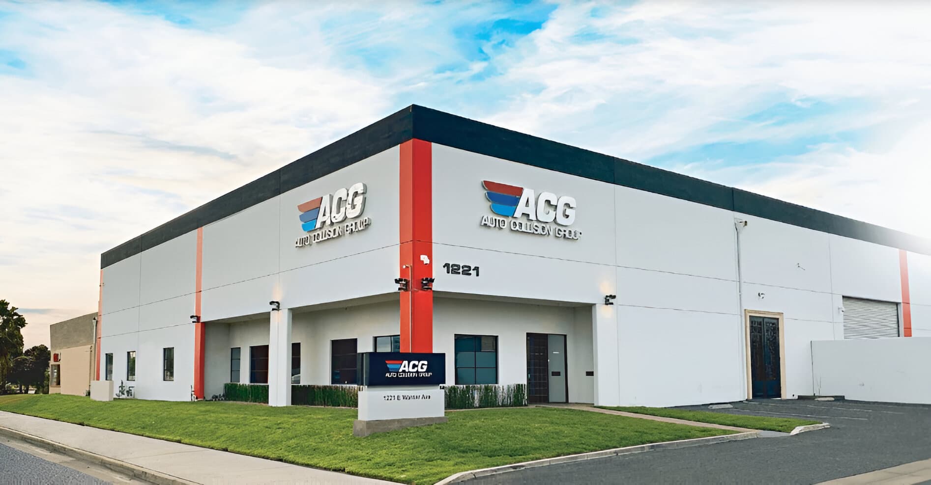 Auto Collision Group Santa Ana certified auto body shop exterior view