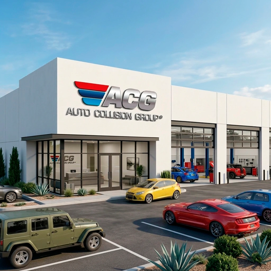 Auto Collision Group Rancho Cucamonga auto body shop interior