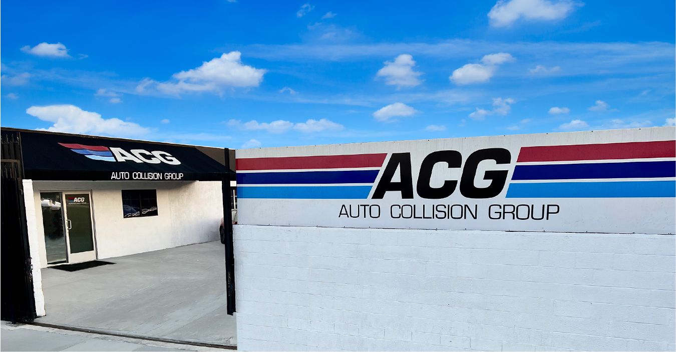 Auto repair shop exterior view