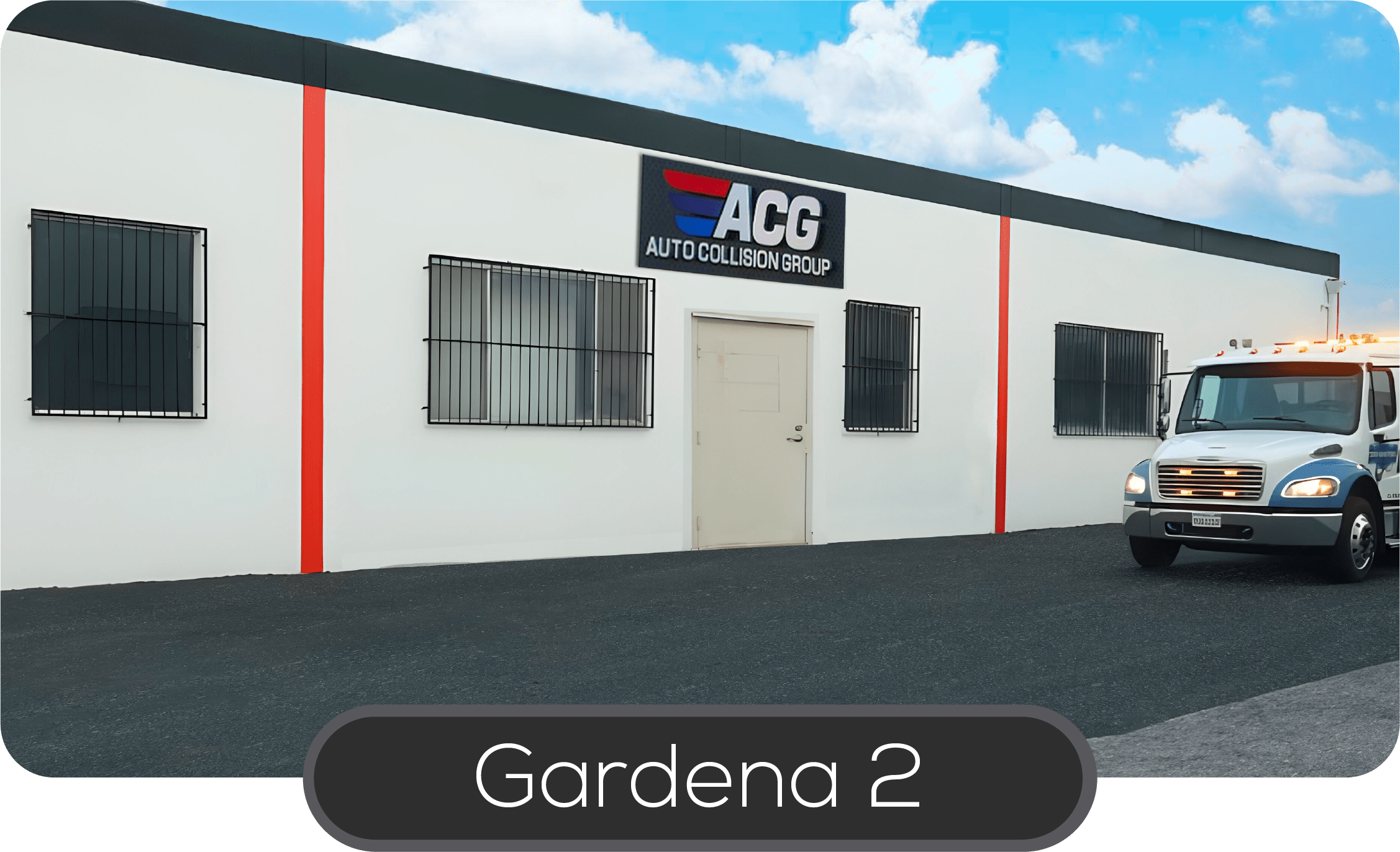 Auto repair facility exterior view