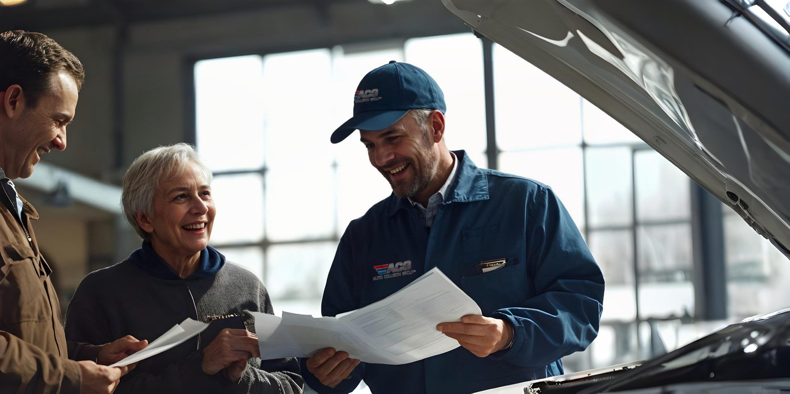Auto repair consultation service positivity